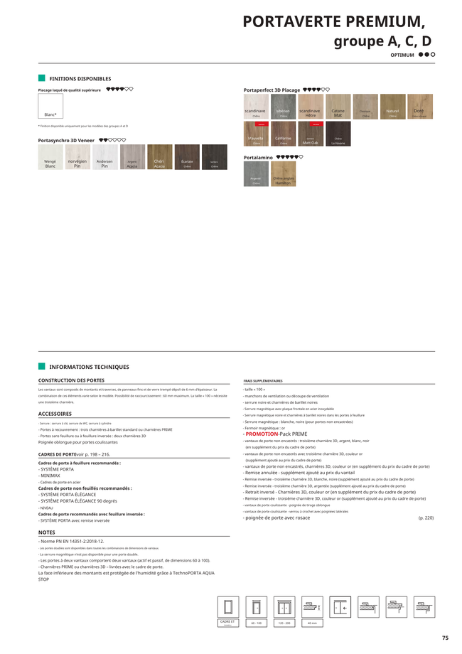 VERTE PREMIUM groupe A C D